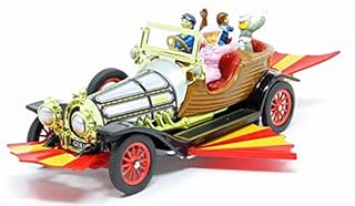 Corgi CC03502 Chitty Chitty Bang Bang 1:45 Scale Die-Cast Car Model by Corgi - 50th Anniversary Edition with Moveable Wings and 4 Character Figures - Collectible Toy Car from the Classic Musical Film