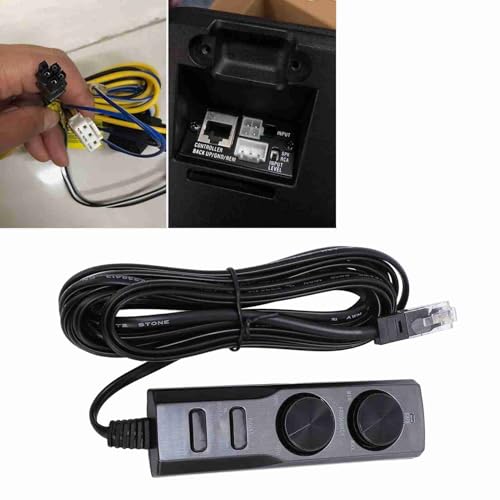 Cable de altavoz subwoofer para coche acabado premium en material ABS 4