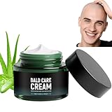 Bald Cream,Mattifying Moisturiser for Men & Scalp Care,Dry Scalp Treatments,Acts as Post-Shave Balm & Scalp Moisturiser,Non-Greasy & Fast Absorb,Men's Bald Head Cream 50g,Gifts for Dad