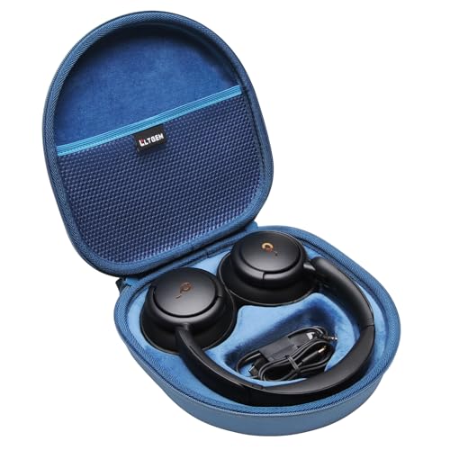 LTGEM Case Compatible with Anker Soundcore Life Q20 / Q20i / Q30 Hybrid Active Noise Cancelling Headphones, Blue