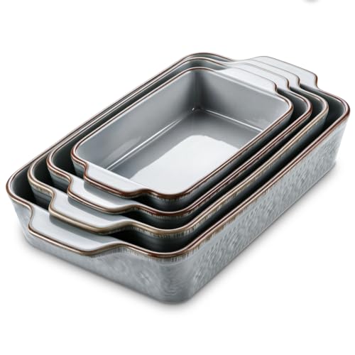 ONEMORE Casserole Dishes, Ceramic Baking Dishes, Lasagna Pans for Baking by ONEMORE - Used condition - US$57.94