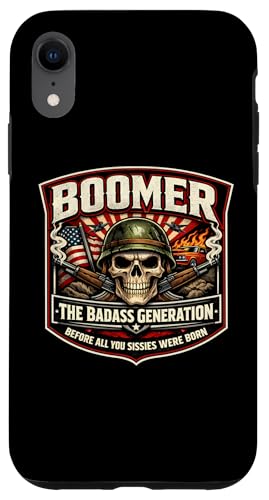 USA �u�[�}�[���� Badass Before You Sissies Were Before You Sissies Were Born �X�}�z�P�[�X iPhone XR �p