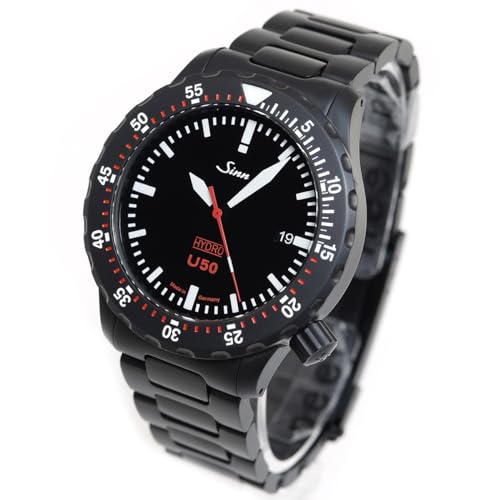 [�W��]Sinn U50.HYDRO.S �r���v �����Y Diving Watches �_�C�o�[�Y�E�H�b�` �X�e�����X�o���h �h�C�c�� [���K�A���i]