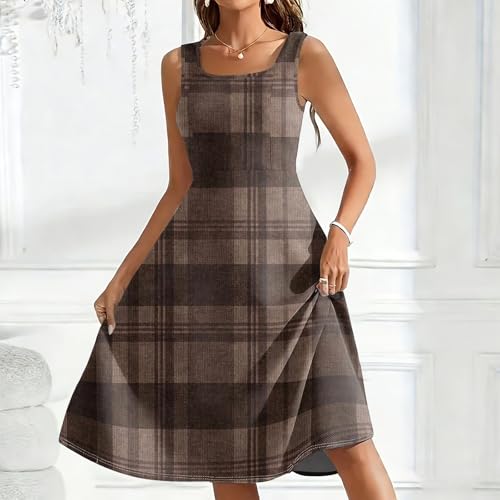 Robe femme à encolure carrée ajustée pour masquer les hanches - 2