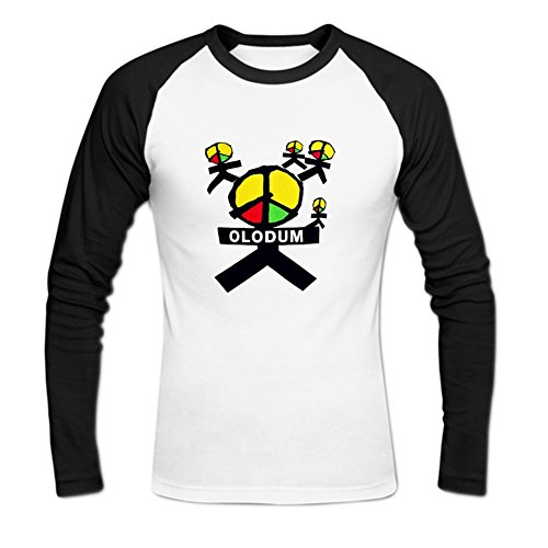Men's Michael Jackson Olodum Baseball T-shirts XXL White