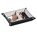 YAPISHI Key Tray Large for Men Leather Entryway Dish Bedside Catchall Bowl 2 Dividers Nightstand Organizer Caddy Travel Valet Tray for Wallet Coins Change Dice Watch Phone, Sundries Holder (Grey)