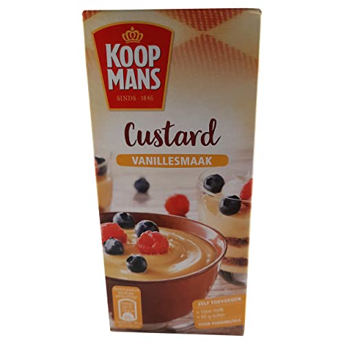Custard | Koopmans | Custard | English Custard | | Vanilla Custard Powder | 14.1 Ounce Total Weight | Vanilla Custard | 14.1 Ounce Total Weight Cover
