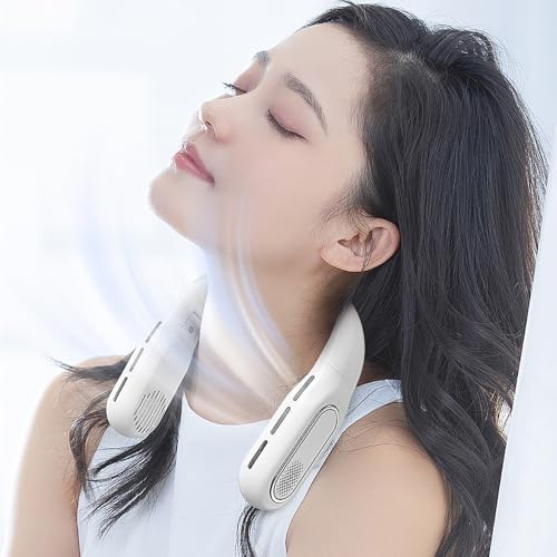 Veiliss Portable Neck Fan, White by Veiliss - Used condition - Image 5