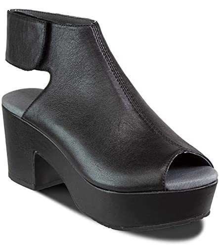 Chocolat Blu Women Shoes Gabby Open Back Platform Sandal