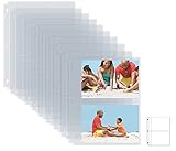 Better Office Products Photo Album Refill Sheets, 5 x 7 Inch, Heavyweight, Diamond Clear 3 Ring Photo Binder Page Refills, 400 Total Photos, Each 2-Pocket Sheet Holds Up to 4 Photos (100 Pack)