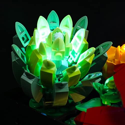PIPART LED Light Kit for LEGO 10309 Succulents Artificial Plants Set; Light Kit ONLY, LEGO Model NOT Included