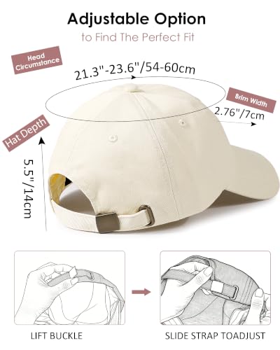 Image of Womens Satin Lined Unstructured Baseball Cap Unisex Silk Lining Washed Cotton Adjustable Vintage Dad Hat