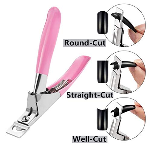 Nagel Tips Für Gelnägel 500 Stück, Acryl Künstliche Nägel Fälschung Nageltips mit Box und Nagelknipser Nagelfeilen… – Bild 7