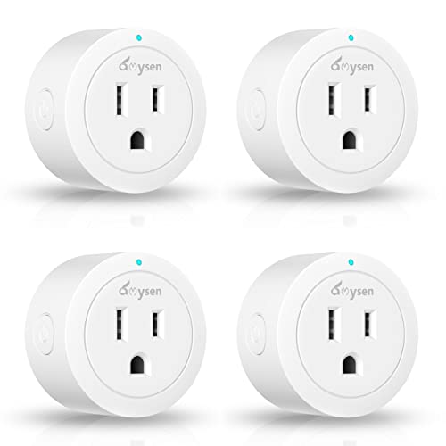 Smart Plug Bluetooth Mesh, Simple Set Up, Amazon Alexa App Remote Control, Etl & Fcc Certified, 4 Pack #TOP4