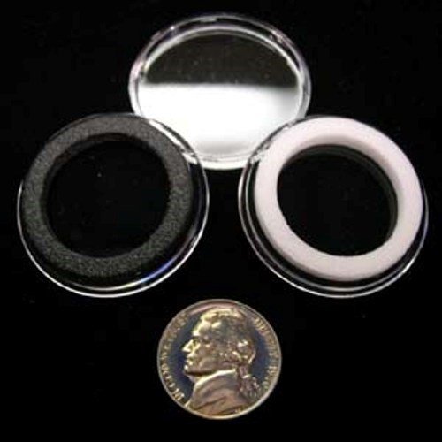 Air-tite Cápsulas para Monedas 27mm Anillo Blanco 5 Piezas miniatura 1