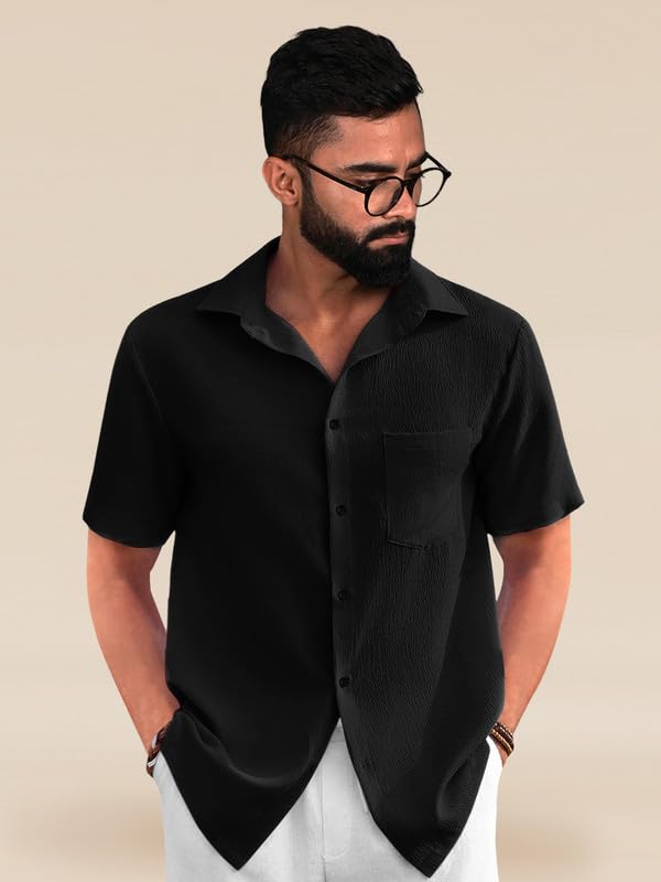 Image of Tee Projekt Textured Shirts for Men || Casual Shirt for Men || Comfortable and Stylish for Every Wardrobe