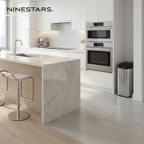 NINESTARS DZT-50-6 The Original Automatic Motion Sensor Trash Can, 13.2 Gal. / 50 L., Stainless Steel by Ninestars - Image 3