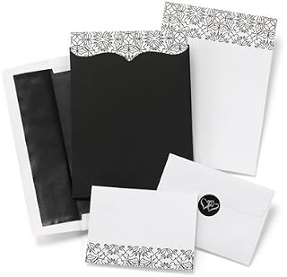 Scroll Pattern And Pocket Invitation Kit