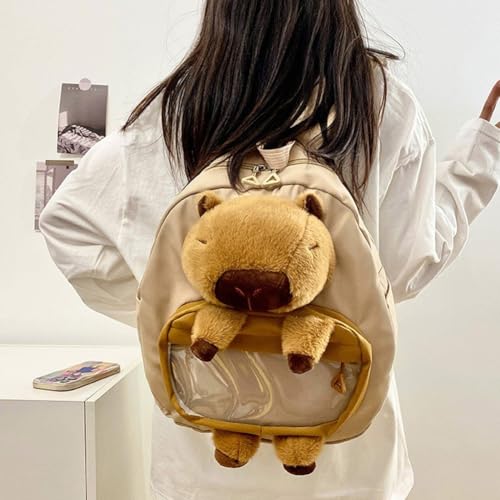Sac à dos capybara pour filles léger contre le mal de dos - 7