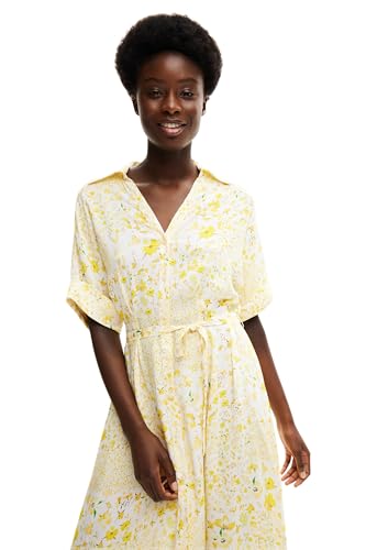 Robe Candela Desigual pour femme : vêtement casual chic noir et motifs multicolores