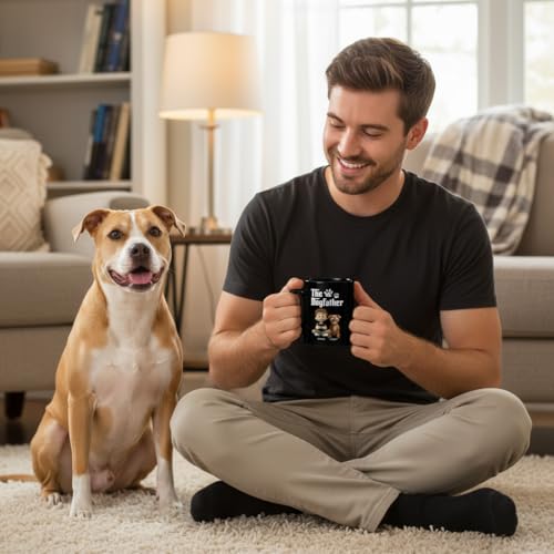 Taza personalizada Wrappiness Dog Dad 11oz cerámica miniatura 2