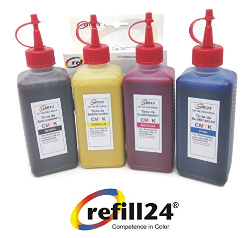 KIT 4 TINTAS DE SUBLIMACIÒN 250ML