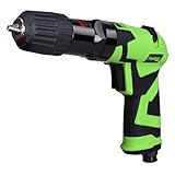 PowRyte Elite 3/8-Inch Composite Reversible Air Drill with Keyless Chuck
