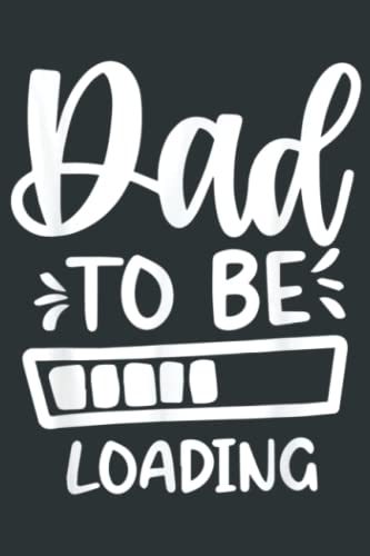 Dad to be loading Pregnancy Expecting announcement Matching: Heart Journal Notebook 6x9 inch 100pages