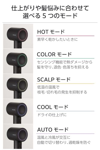 テスコム ドライヤー TD863A-K の商品画像 2