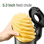Juicer Machines, TUUMIIST Cold Press Juicer with 5.3" Extra Large Feed Chute Fit Whole Fruits & Vegetables Easy to Clean, High Juice Yield, BPA Free (Black) - Image 2