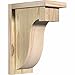 Ekena Millwork COR06X10X14DEL01RDF 6"W x 10"D x 14"H Del Monte Rough Sawn Corbel w/Backplate, Douglas Fir