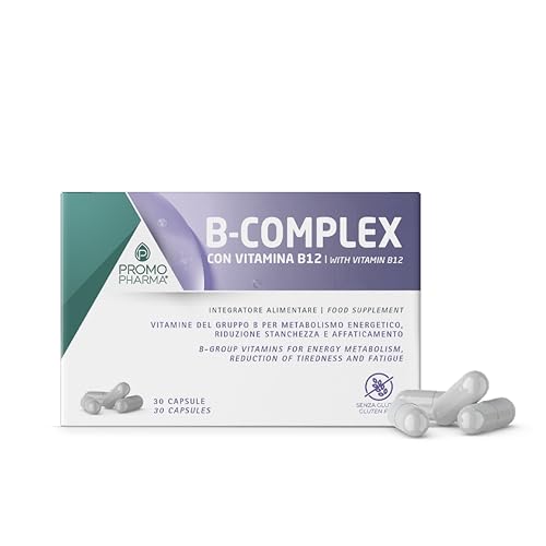 B-Complex - Complesso di Vitamine B Pronto da Bere per Ridurre Stanchezza e Affaticamento - Supporta il Metabolismo Energetico - Con Vitamina B12 da 1000 mcg - Gusto Arancia – 30 capsule