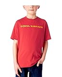 Freches Shirt mit Rundhalsausschnitt und gelbem Logo Druck vorn. Schrift im Used-Look. Länge in Gr.M (Gr. 152/158) ca. 62 cm. Weiche Jersey-Qualität aus 100% Baumwolle.