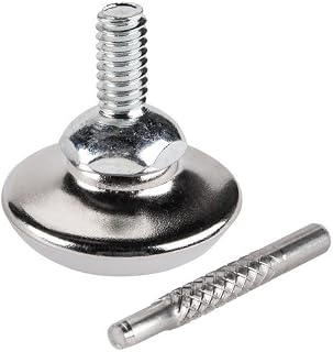 Nickel Plated Glide w/Nylon Base, 1/4" D, 20 Thread