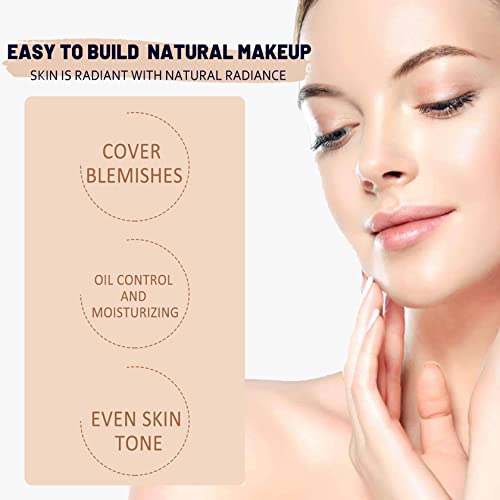 Zhishudl Skin Tone Adjusting Cc Cream Color Correcting Moisturizer Spf 50,Self Adjusting For Mature Skin Pre-Makeup Primer Cosmetics Cc Cream Foundation Brightening Skin Tone - Natural Color #TOP3