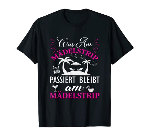 Mädelstour Girls Trip Regalo | Damentrip Rip Girl Strip Camiseta