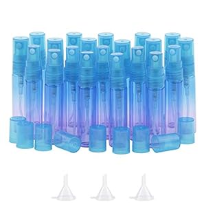 Kesell Bunte Glas-Sprühflaschen, 5 ml, 20 Stück