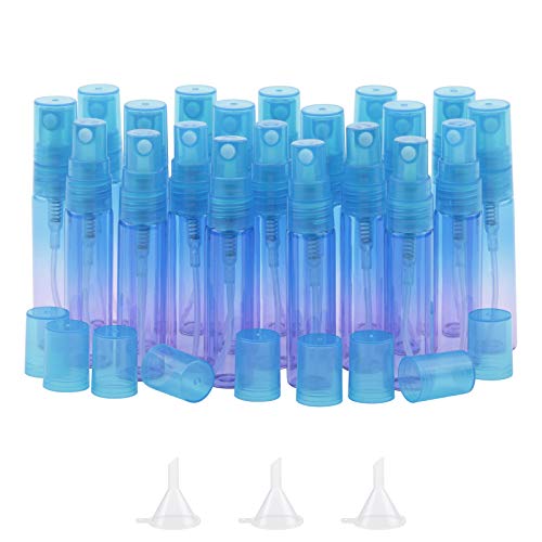 Kesell Bunte Glas-Sprühflaschen, 5 ml, 20 Stück
