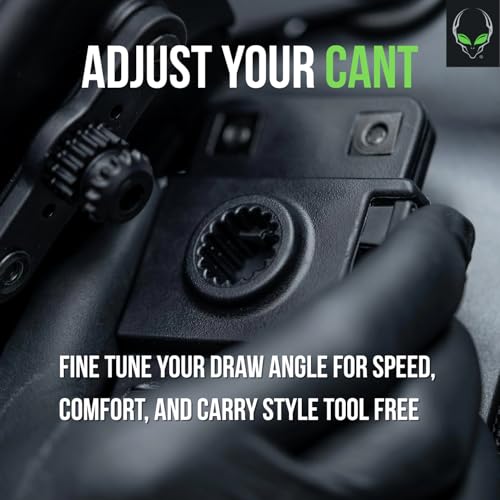 Alien Gear ShapeShift Drop Leg Holster – Fits Glock 17, 22, 31 (Gen 1–5) & Shadow Systems DR920 Combat – Right Hand – Not Optic Compatible – Tactical Thigh Rig – Made in USA - Thumbnail 4