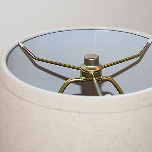 Kastlite Nickel Stamped Finial 8 Pack | 1/2" Tall Nickel Plated Steel | Threaded 1/4-27 | Elegant Shade Holder For Lamp Harp Tops #TOP4