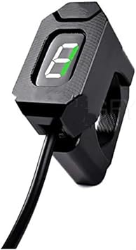 Motorcycle Digital Speed Indicator for Malaguti for Dune 125 All Years for DuneX 125 All Years Motorcycle Gear Indicator 1-6 Level Digital Gear Meter