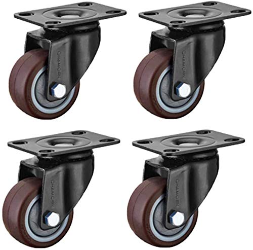 Roulettes pivotantes en acier pour stabiliser et déplacer les meubles lourds