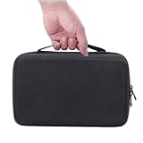 EVAハードストレージポーチ | ハードプロテクティブトラベルオーガナイザー | 耐衝撃性電気自動車パワーハンドヘルド保護バッグ、防水、黒 Tndb