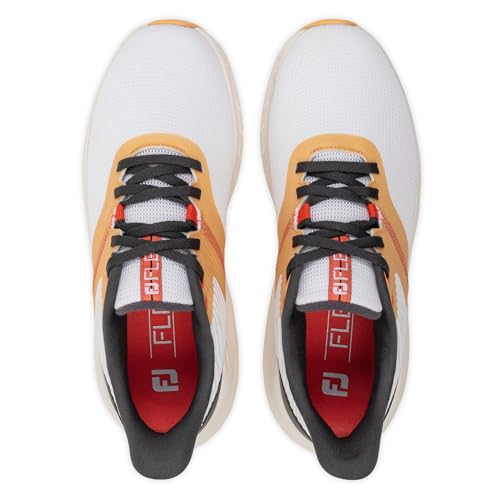 FootJoy Women's FJ Flex Golf Shoe, Lucent White/Rose Gold/Shadow, 7.5 by FootJoy - Image 2