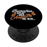 Butterflies Appear When Angels Are Near Monarch Butterfly PopSockets Adhesive PopGrip
