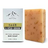 iHeart Fresh Soap Sage and Wild Herb - Long Lasting Rich Creamy Moisturizing Lather - Face & Body Wa