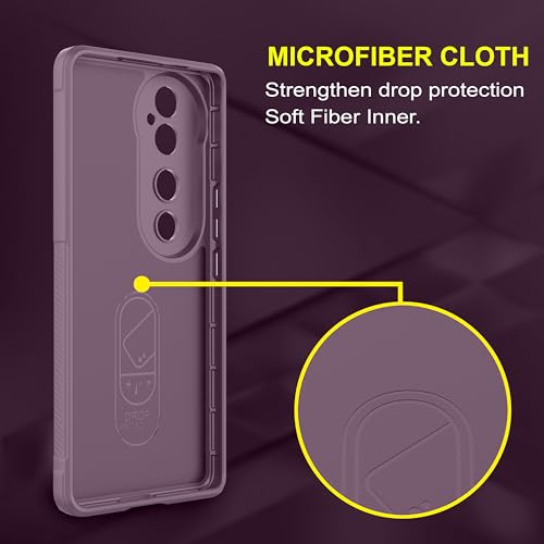 Image of Zapcase Back Case Cover for Vivo V40 Pro 5G | Compatible for Vivo V40 Pro 5G Back Cover | Liquid Silicon Magic Case with Camera Protection | Lavender