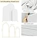 Maiangel Set of 3 Wedding Arch Cover Spandex Fitted Stretchy Arch Stand Covers,2-Sided Round Top Chiara Backdrop Cover for Party Birthday Banquet Baby Shower Arch Decoration (4ft,5ft,6ft White)