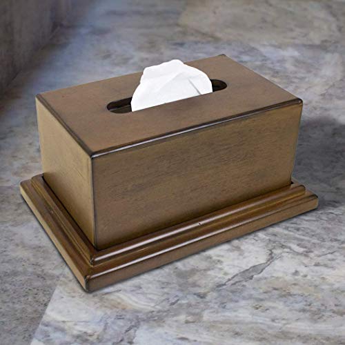 American Furniture Classics concealment tissue box, Walnut Finish, 12.25"L x 8.25"W x 6"H, Brown by American Furniture Classics - Image 6