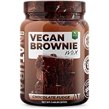 About Time Vegan Protein Brownie Mix 1.5lb - Gluten Free, Dairy Free, Soy Free, 7 Grams of Protein, 5 Grams of Fiber, Healthy Snack